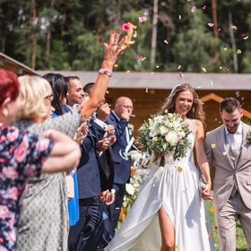 Krásnou veselku si užili naplno.