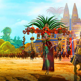 Nový pohádkový seriál Netflixu Maya a tři bojovníci.