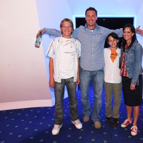 Tereza Brodská se synem Samuelem, který měl v té době  11 let.