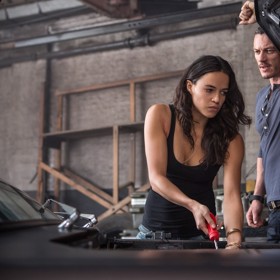 Michelle Rodriquez hrála v Rychle a zběsile.