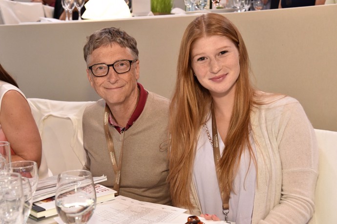 Bill Gates s nejstarší dcerou Jennifer.