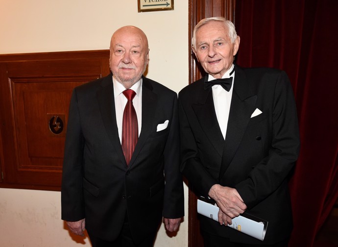 Herec Jiří Plachý (vpravo).