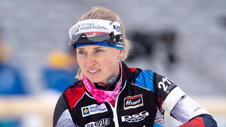 Biatlonistka Eva Puskarčíková.