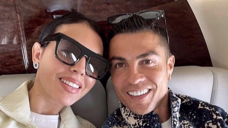 Georgina Rodríguez a Cristiano Ronaldo.