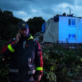 Tornádo na Slovensku.