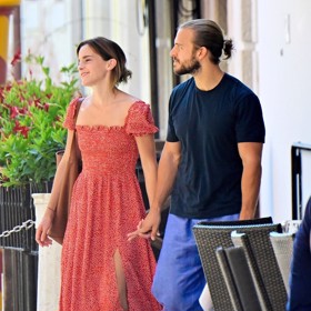 Emma Watson s Brandonem Greenem v Benátkách.