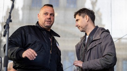 FOTO: Ladislav Vrabel s Tomášem Ortelem.