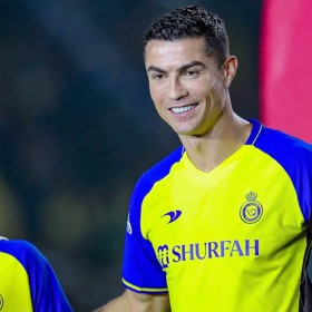 Cristiano Ronaldo se svojí snoubenkou Georginou a nejstarším synem Cristianem Jr.