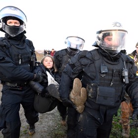 Greta byla zadržena i v minulosti.