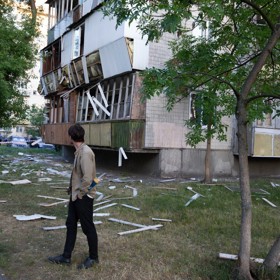 Raketovými útoky trpí i hlavní město Ukrajiny Kyjev.