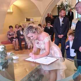 Svatební obřad si zopakovali hned dvakrát.