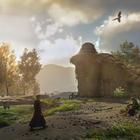 Dostupné budou i školní pozemky. Tohle je třeba chata Hagrida.