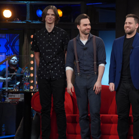 Petr Rychlý se svými syny Matějem, Ondřejem a Petrem.