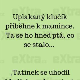 Co mu tatínek udělal?