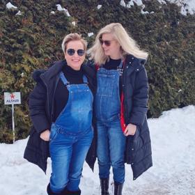 Martina Pártlová má větší těhotenský pupík, než její kamarádka Nikol Štíbrová.