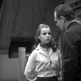 Herečka Jorga Kotrbová měla uhrančivý pohled.