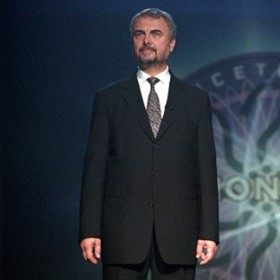 Vladimír Čech jako moderátor vědomostní soutěže Chcete být milionářem?