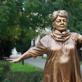 Kontroverzní ostravská socha Věry Špinarové.