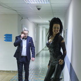 Kubelkovou si detailně prohlédl.