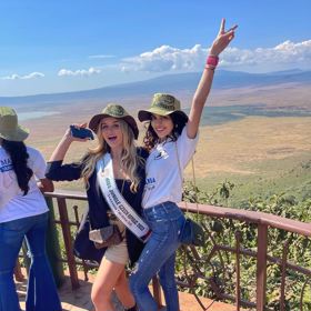 Sarah Horáková si v Africe užívala