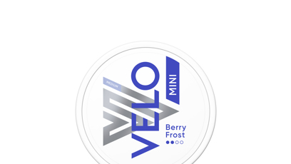 FOTO: Velo Mini (CZ) WHT - Front - Berry Frost 6mg