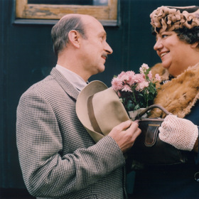 Stanislav Zindulka a Helena Růžičková v seriálu Vlak dětství a naděje tvoří pár.