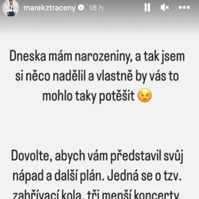 Pro fanoušky připravil dárek. 