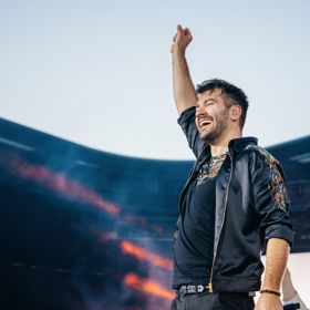 Koncert Marka Ztraceného v pražském Edenu.