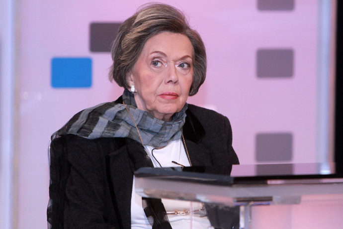 Herečka Jiřina Jirásková.