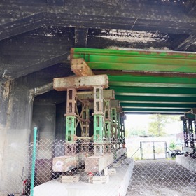 Podpěry některých oblouků.