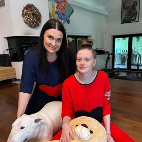 Márinka s maminkou Mahulenou.