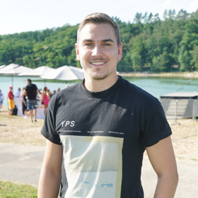 Herec David Gránský.