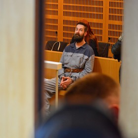 Patrik Tušl u soudu.