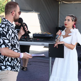 Eva Decastelo na Bluestyle Prima festu. 