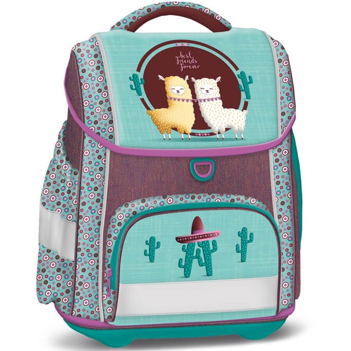 Lehká školní aktovka Ars Una z nepromokavého materiálu s vypolstrovanou zádovou částí. Cena: 2 190 Kč