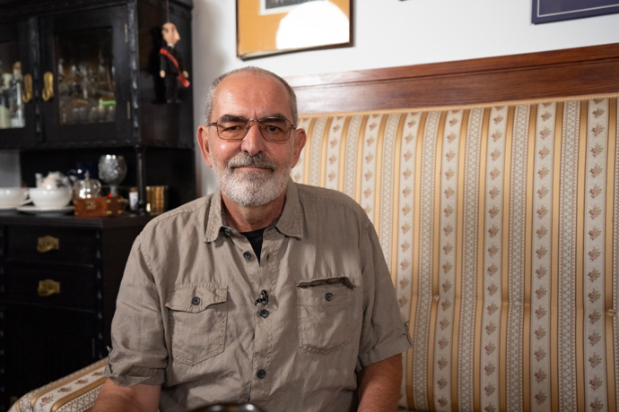 Básník a překladatel Ivo Šmoldas byl dalším hostem talk show Miluše Bittnerové Na kafeečko.