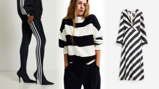 Trendy variace v černo-bílé: Podzimní módní diktát velí obléci proužky. Nosí se všemi směry a v jakémkoliv pojetí