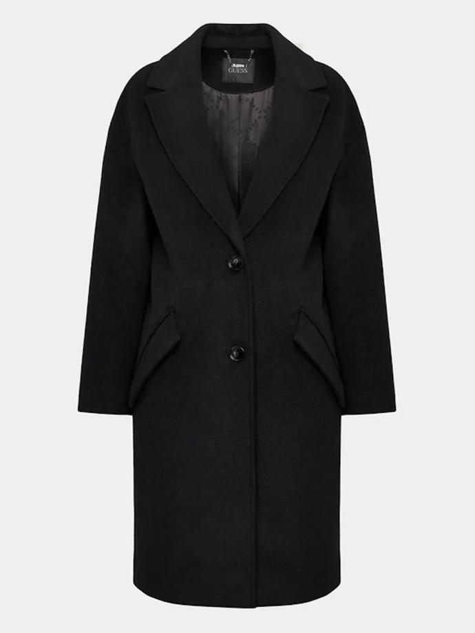 Plášť s výraznými lištami kapes, Guess, 5 990 Kč.