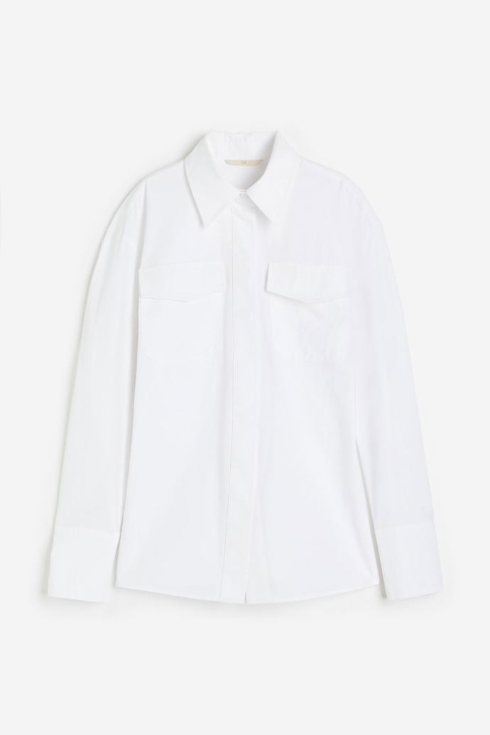 Košile s nakládanými kapsami. H&M, 1 329 Kč