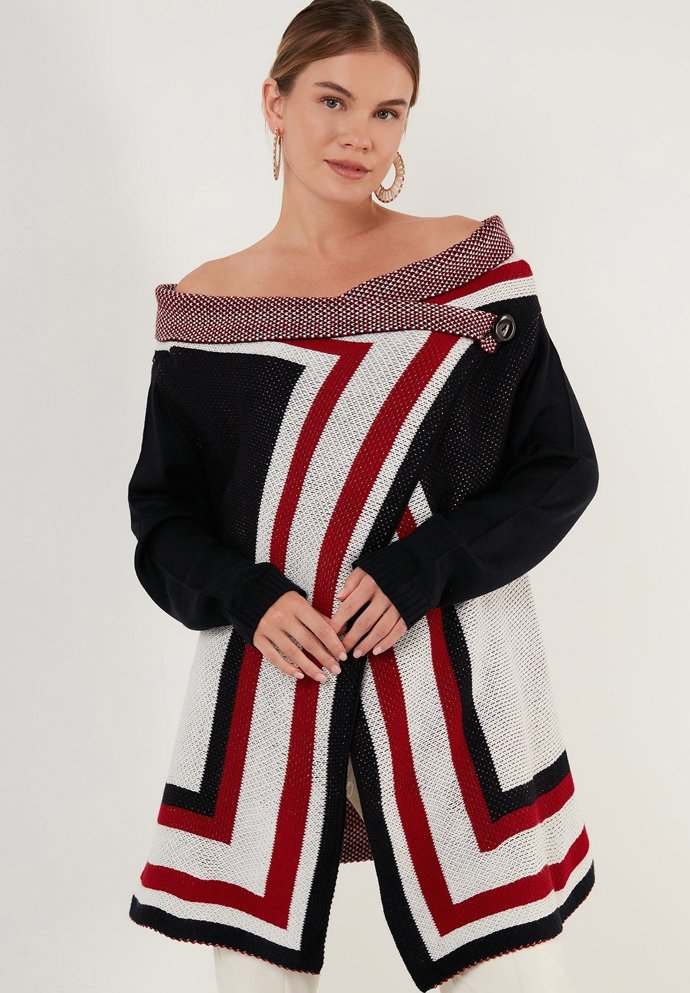 Kardigan se sníženou linií ramen, Lela, 1 190 Kč.