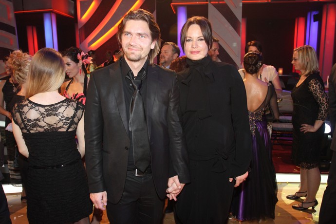 Jitka Čvančarová s Petrem Čadkem navštěvuje přímé přenosy StarDance.