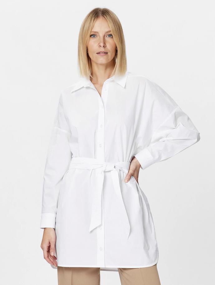 Košilové šaty s vázačkou. Sisley, 1 190 Kč