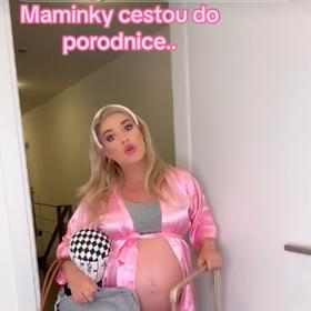 Dominika Myslivcová se chystá do porodnice