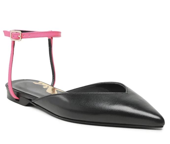 Otevřené střevíčky s páskem kolem kotníku, Patrizia Pepe, 3 699 Kč.