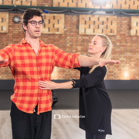 Marek Adamczyk tančí s vítězkou StarDance Lenkou Návorkovou.