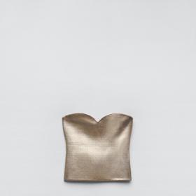 Úpletový top. Zara, 549 Kč