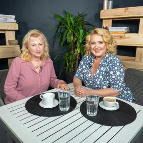 Samoživitelka Marie Trávníčková ze Škrdlovic navštívila talk show Miluše Bittnerové Na kafeečko.