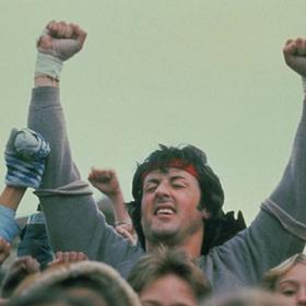 Sylvester Stallone ve filmu Rocky.