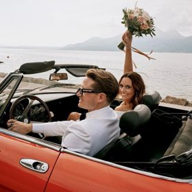 Novomanželé Brzobohatí si užili svůj den v Itálii obklopeni rodinou a nejbližšími přáteli.