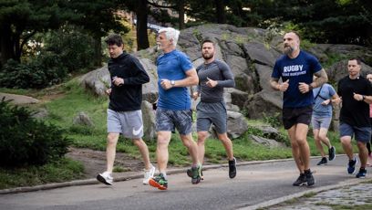 FOTO: Petr Pavel běhal v Central Parku na Manhattanu.